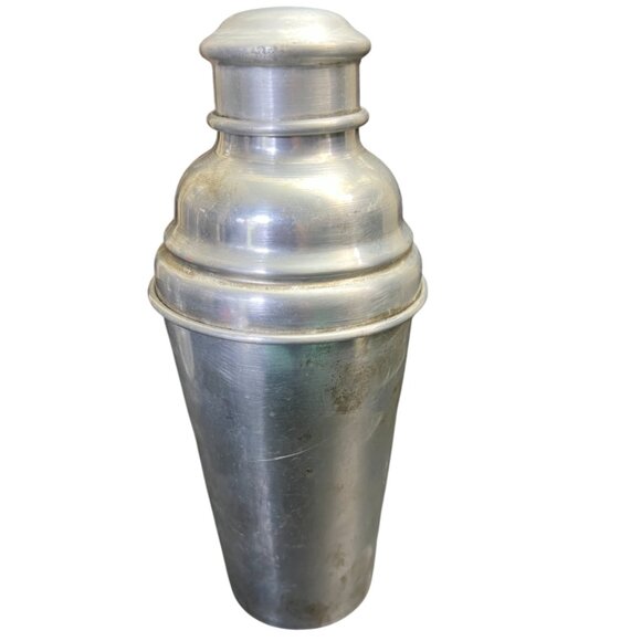 Cocktail Shaker With Wilton Pewter Metal Pair of Large 7"inches 12 Ounce Drink - Picture 4 of 16